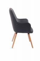 Lounger Aarhus Kunstleder natura schwarz 