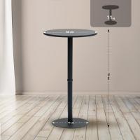 Stehtisch Hereford rund 60 cm schwarz/schwarz Stehtisch Hereford rund 60 cm schwarz/schwarz