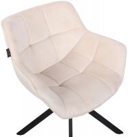 Stuhl Westport Samt creme 