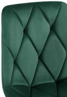 Esszimmerstuhl Clairton Samt dunkelgrün 