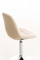 Stuhl Emil Kunstleder creme 