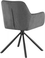 Stuhl Tipton Cord grau 
