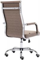 Bürostuhl Amadora Stoff taupe 
