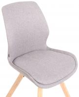 Stuhl Luna Stoff grau 