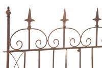 Gartenzaun Mangold antik braun Gartenzaun Mangold antik braun