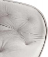 Esszimmerstuhl Antigo Samt grau 