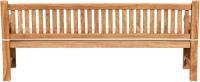 Teakbank Jackson mit Sitzkissen 220 cm + teak creme 