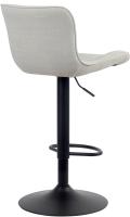 2er Set Barhocker Linus Stoff creme 