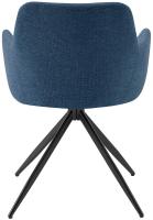 Esszimmerstuhl Olema Stoff blau 
