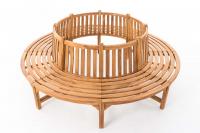 Baumbank Novum rund 250 cm teak Baumbank Novum rund 250 cm teak