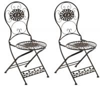 2er Set Stühle Mani bronze