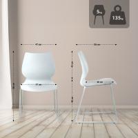 2er Set Stuhl Houma weiß 2er Set Stuhl Houma weiß
