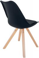 Stuhl Sofia Kunststoff Square schwarz 