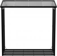 Kaminholzständer Redford + Tasche Trondheim schwarz 
