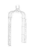 Rosenbogen Aurora antik weiß