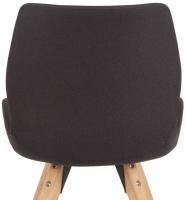 Stuhl Luna Stoff schwarz 