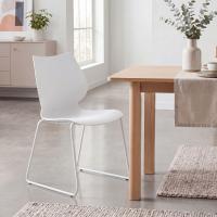 4er Set Stuhl Houma weiß 