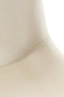 2er Set Esszimmerstuhl Lewes Samt creme 