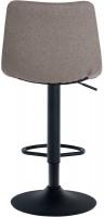 Barhocker Jerry Stoff schwarz grau 