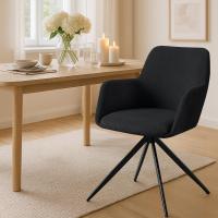Esszimmerstuhl Olema Cord schwarz Esszimmerstuhl Olema Cord schwarz