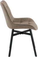 Stuhl Colby Stoff taupe 