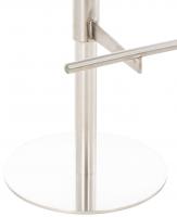 2er Set Barhocker Cadiz Kunstleder edelstahl braun 