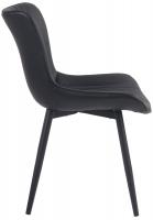 Stuhl Brady Kunstleder schwarz 