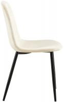 4er Set Stühle Giverny Samt creme 