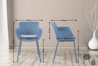 Stuhl Alpena blau 