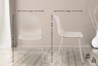 Stuhl Hardin hellgrau 