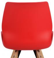 Stuhl Luna Kunststoff rot 