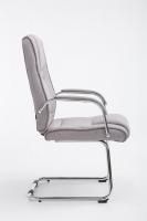 Besucherstuhl Attila Stoff grau 