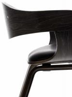 2er Set Stühle Kingston Kunstleder schwarz/grau 