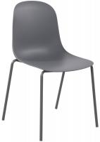 Gartenmöbel-Set Torin mit 2 Stühlen dunkelgrau 