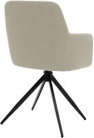 Esszimmerstuhl Olema Stoff Teddy taupe 
