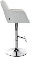 Barhocker Natoma Samt chrom creme 