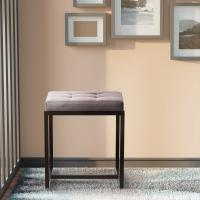 Sitzhocker Barci B Kunstleder  grau