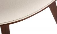 Esszimmerstuhl Foley Stoff Eiche creme 