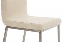 2er Set Esszimmerstühle Colmar Stoff creme 