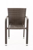 Polyrattan Stuhl Leonie braun 