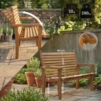 Reclining Teakbank Nicosia 180 cm teak 