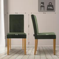 Esszimmerstuhl Ina Cord antik hell grün Esszimmerstuhl Ina Cord antik hell grün