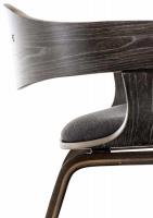 2er Set Stühle Kingston Stoff grau/dunkelgrau 