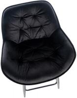 2er Set Barhocker Gibson 76 Samt schwarz 