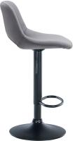 2er Set Barhocker Camden Samt schwarz dunkelgrau 