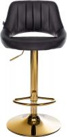 Barhocker Milet Kunstleder gold braun 