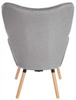 Sessel Garding Stoff grau 