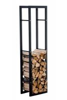 Kaminholzständer Keri V3 25x40x150 schwarz 