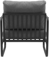 Lounger Manea Stoff dunkelgrau 