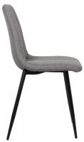 4er Set Stühle Dijon Stoff grau 